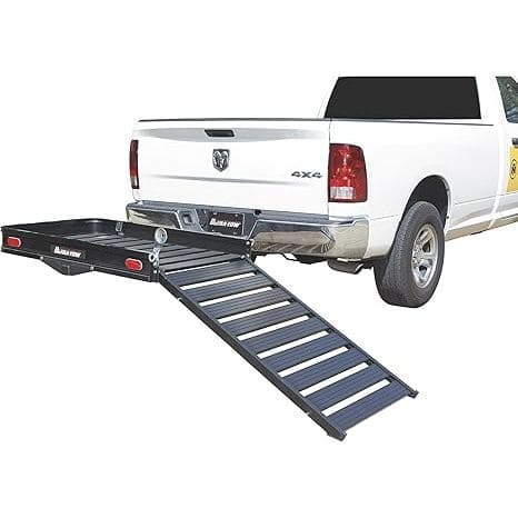 Ultra-Tow Aluminum Hitch Cargo Carrier with Ramp